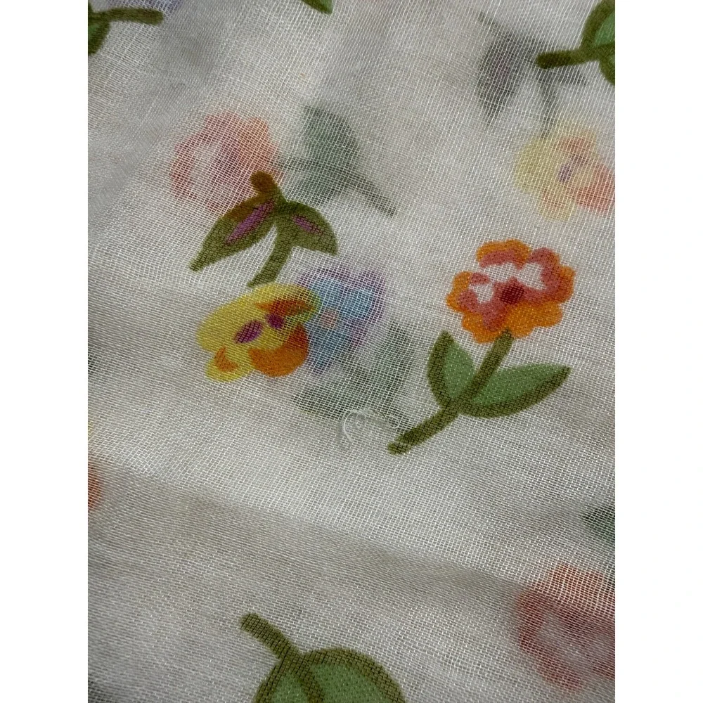 Scarf4you Infinity Scarf Womens OS Multicolor‎ Floral Lightweight Sheer 30x70